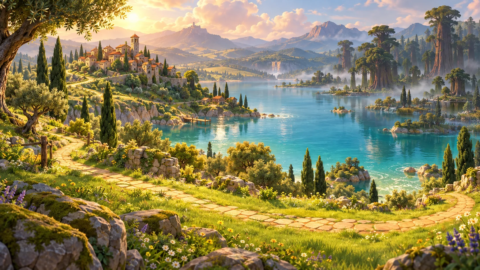 Il mondo illustrato dell’avventura, ispirato al territorio: non è una mappa geografica